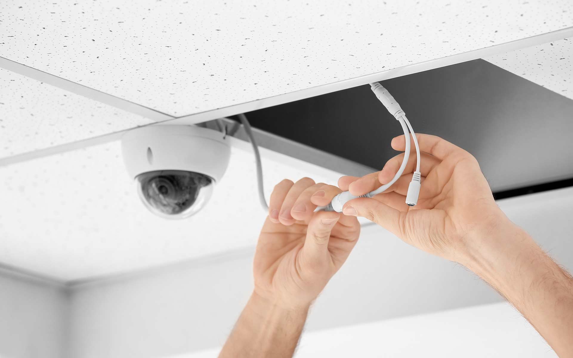 A2B Electrical's electricians can wire up CCTV cameras for properties in Aberystwyth and the local area. 